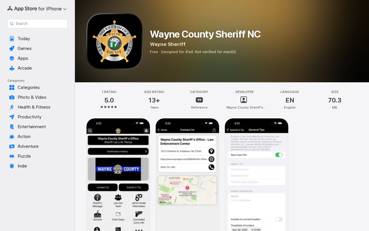 Wayne County Sheriff app source for 24-hour release checks