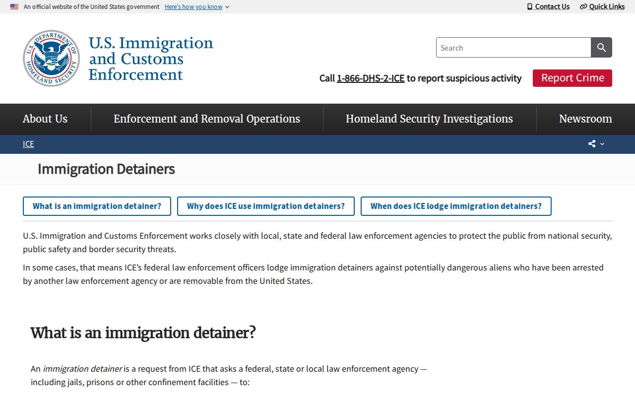 ICE detainer transfer explanation for Wayne County releases